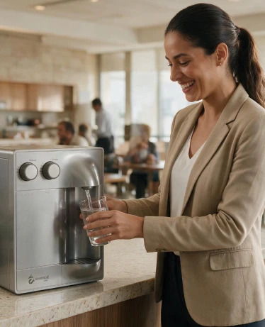 Purificador Everest Star instalado em uma cozinha
